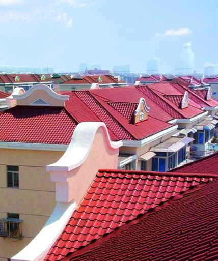 Colored Roof Slab